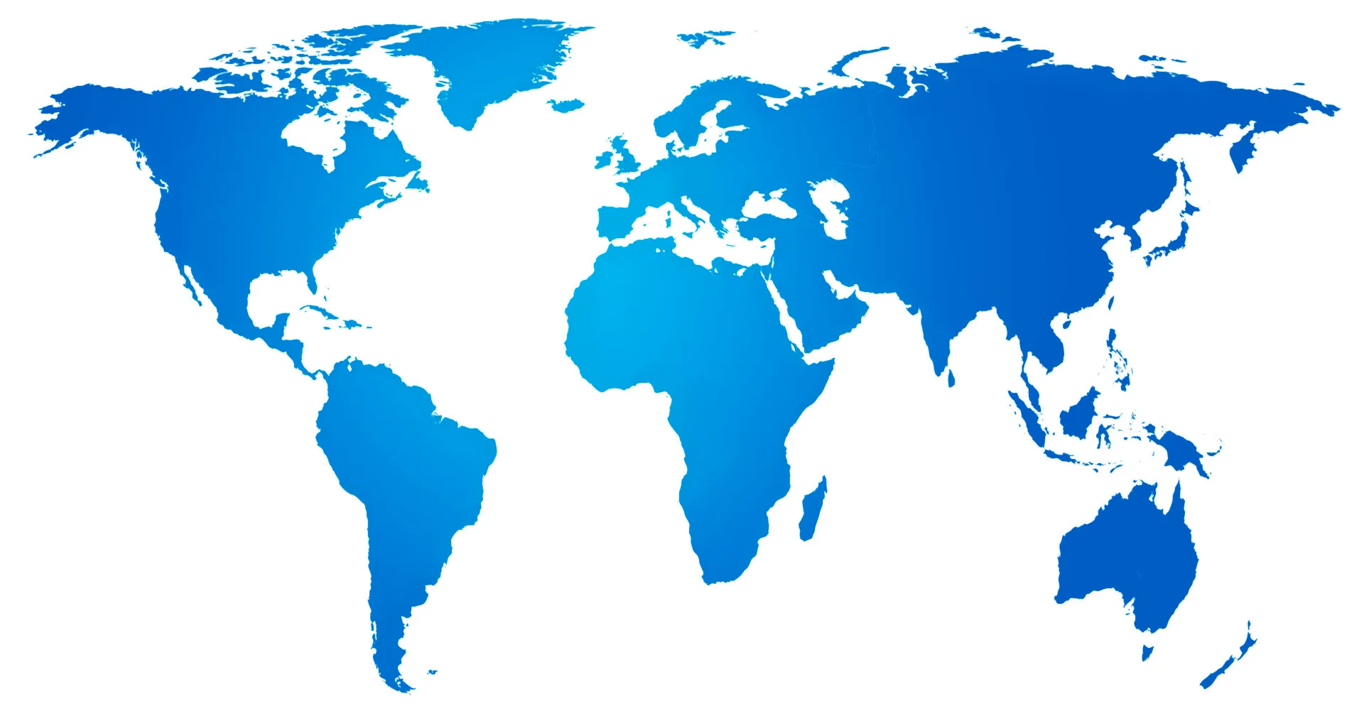World map showing global opportunities